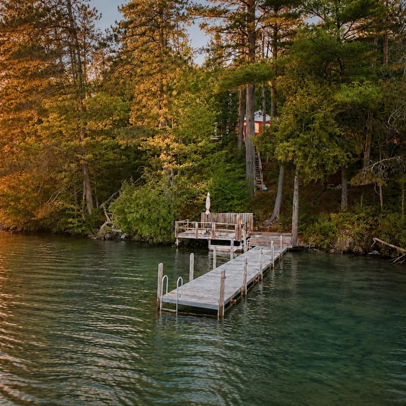 Cozy Lakefront Cottage | Dock | Alton Bay